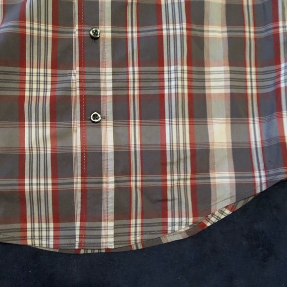 💛 GEORGE CLASSIC FIT PLAID CHECKERED BUTTON DOWN SHIRT 2 PAIR - Picture 10 of 10